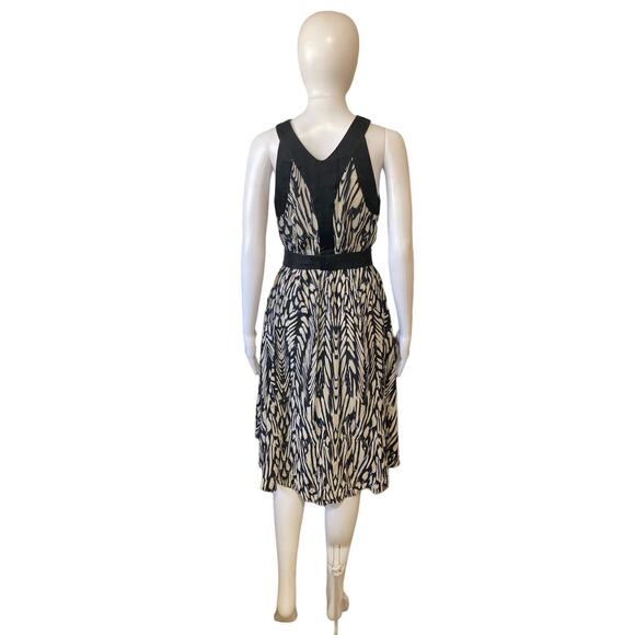 Anthropologie Leifsdottir 100% Silk High Low Dress Belted Sleeveless Size 0 - Picture 3 of 7